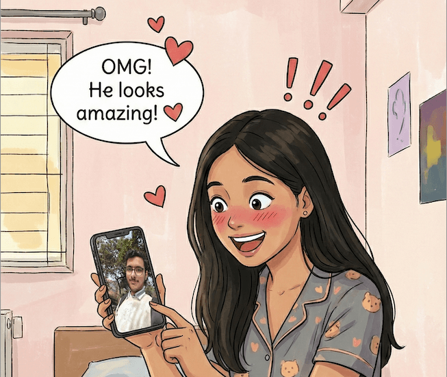 Photo appreciation moment